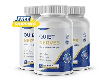 Quiet Nerves nerve health support capsules, 3-bottle kit
